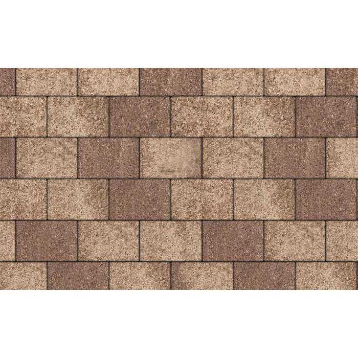 Плитка тротуарная Прямоугольник (Ла-Линия) Б.1.П.8 Листопад гладкий xаски, 300x200x80 мм
